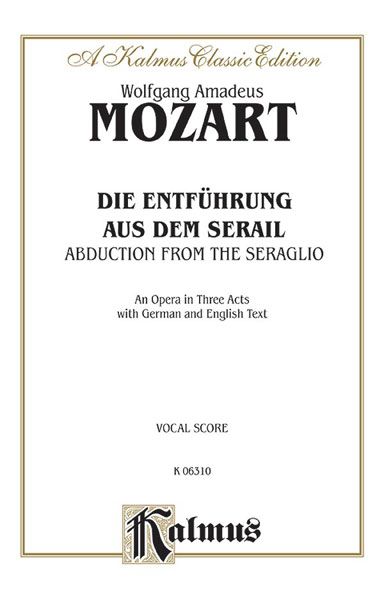 Abduction From The Seraglio [German/English].