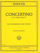 Concertino In Eb, Op. 4 : For Trombone and Piano.