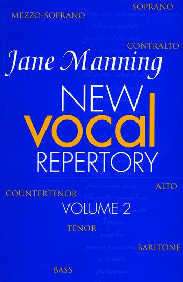 New Vocal Repertory, Vol. 2.