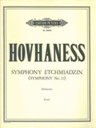 Symphony No. 21 (Symphony Etchmiadzin) : For 2 Solo Trumpets, Percussion, and Strings.
