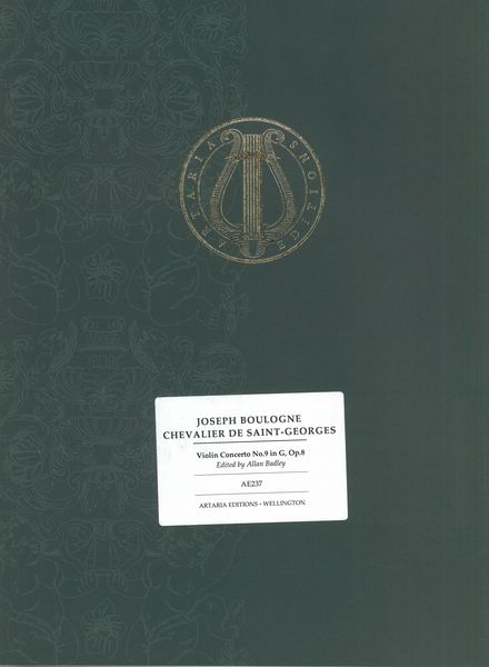 Concerto No. 9 In G Major, Op. 8 For Violin and Orchestra / edited by Allan Badley.