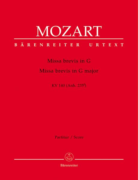 Missa Brevis In G Major, K. 140.