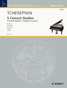 Five Concert Studies, Op. 52 : For Piano.