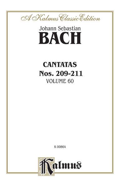 Cantatas Nos. 209-211.