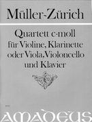 Quartet Op. 26 In C Minor : Violin, Clarinet Or Viola,Cello and Piano / edited by Chris Walton.