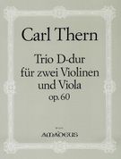 Trio In D Major, Op. 60 : For 2 Violins and Viola / edited From The Original Edition by B. Päuler.
