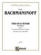 Trio Élégiaque, Op. 9 : Violin, Cello and Piano.