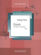 Garak : For Flute and Piano (1963).