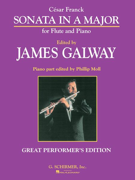 Sonata In A Major : For Solo Flute / ed. by Galway.