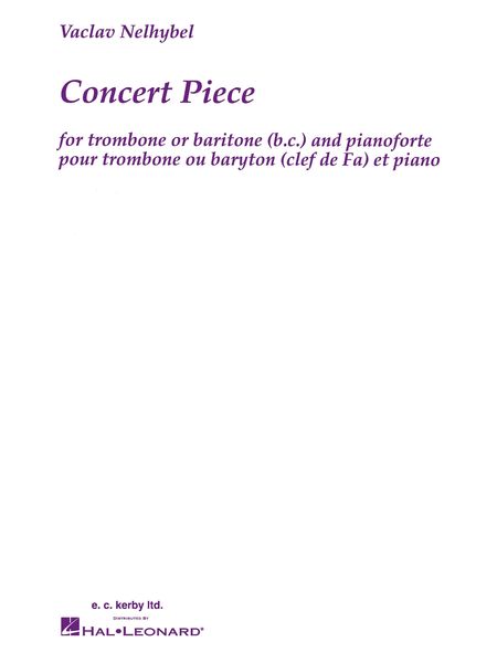 Concert Piece : For Trombone and Piano.