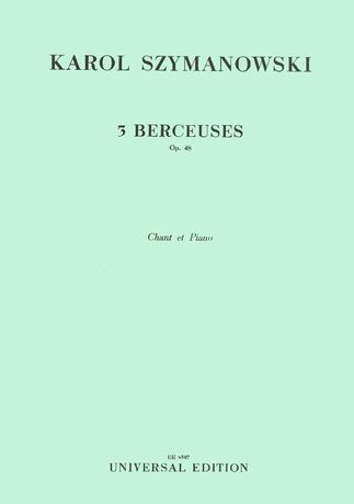 Berceuses (3), Op. 48 : For Voice and Piano.