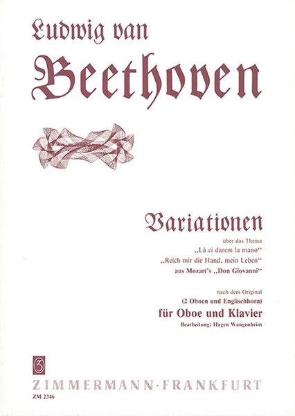 Variation Uber Das Thema la Ci Darem la Mano Aur Mozarts Don Giovanni.