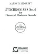 Synchronisms No. 6 : For Piano and Electronic Sounds - Piano Score.