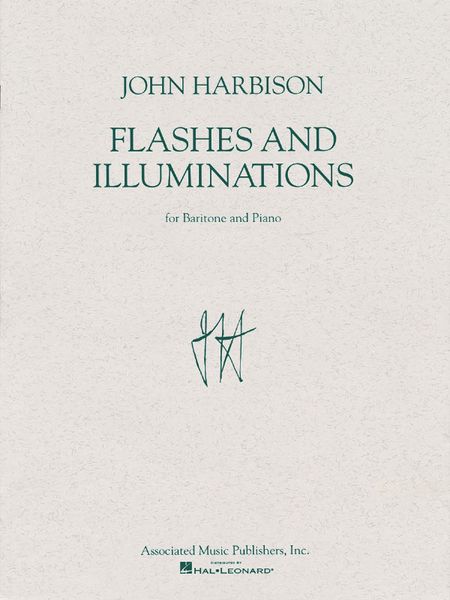 Flashes and Illuminations : For Baritone & Piano.