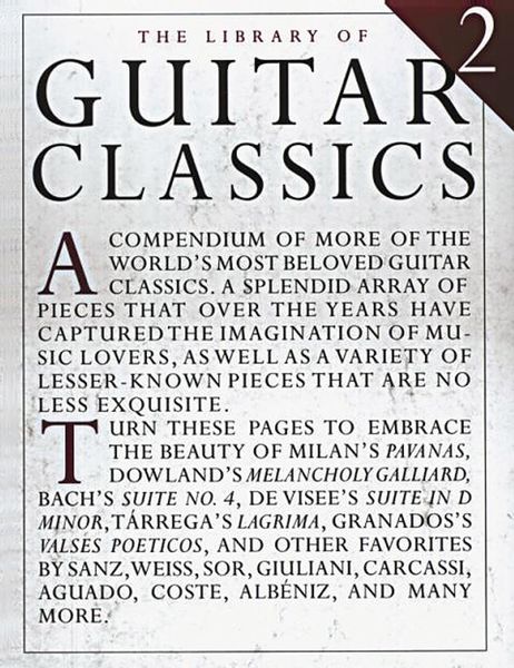 Library Of Guitar Classics, Vol. 2 / compiled and arranged by Jerry Willard.