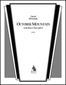 October Mountain : For Solo Trumpet (1979).