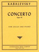 Concerto No. 1 In G Minor, Op. 49 : For Violoncello and Piano.
