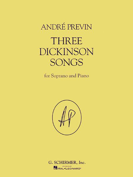 Three Dickinson Songs : For Soprano & Piano.