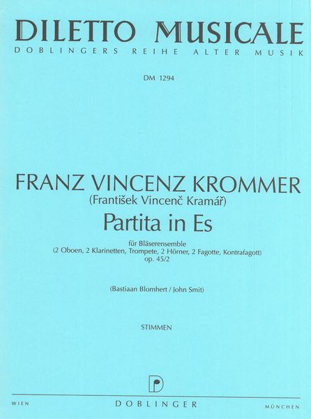 Partita In Eb Major, Op. 45/2 : For Wind Ensemble (2 Oboes, 2 Cl., Tr., 2 Horns, 2 Bsn., Contrabsn.