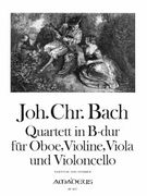 Quartet In Bb Major : For Oboe (Flute), Violin, Viola and Violoncello / edited by Kurt Meier.