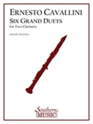 Six Grand Duets, Dedicated To Saverio Mercadante : For 2 Clarinets / Ed. by David Hite.