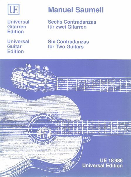 Six Contradanzas For Two Guitars.