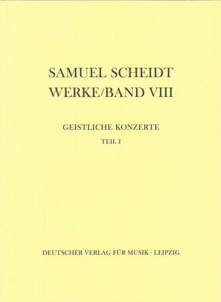 Geistliche Konzerte, Teil 1.