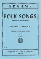 42 Folk Songs, Vol. I : For Low Voice and Piano.