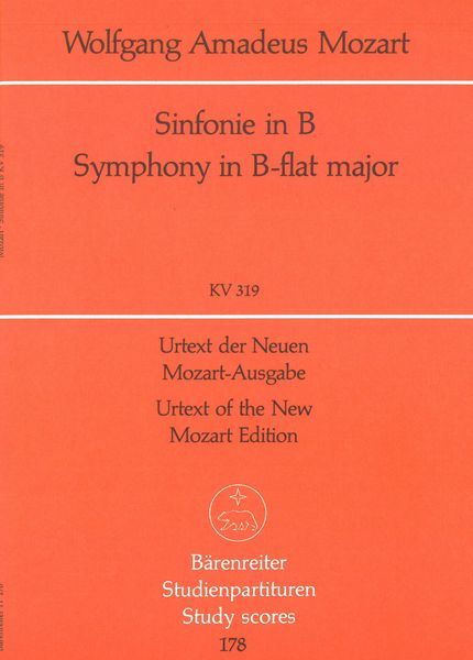 Symphony No. 33 In B Flat Major, K. 319.
