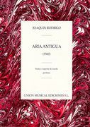 Aria Antigua : For Flute and String Orchestra / Version by Bernard Wystraete (1960).