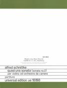 Sonata No. 2 (Quasi Una Sonata) : For Violin and Chamber Orchestra (1968).