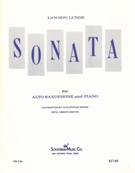 Sonata : For Alto Saxophone and Piano.