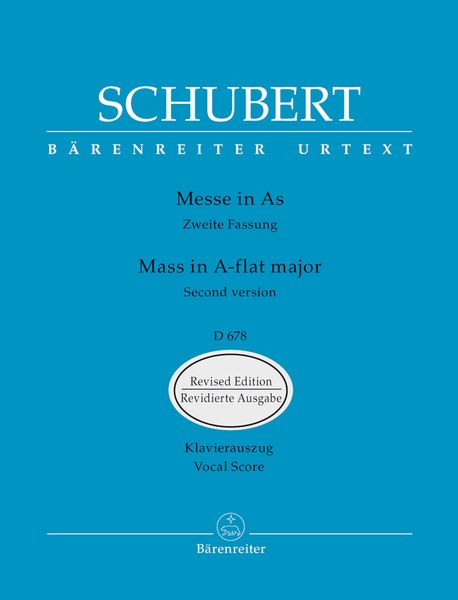 Mass In A Flat Major, D. 678 : Second Version - Revised Edition.
