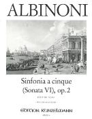 Sinfonia A Cinque (Sonata Vl) Op. 2 In G Minor : For String Orchestra / edited by Walter Kolneder.