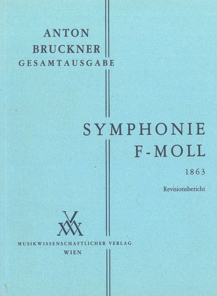 Symphony No. 10 In F Minor : Studiensymphonie (1863) / Critical Commentary by Leopold Nowak.