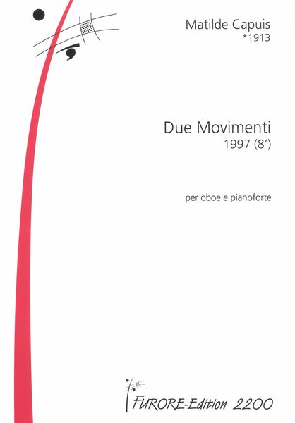 Due Movimenti : For Oboe and Piano (1997).