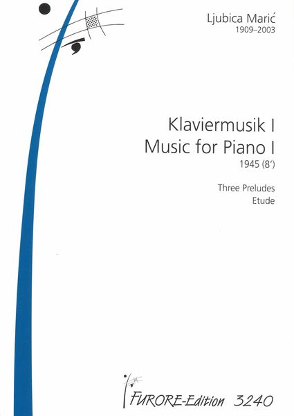 Klaviermusik I : Etude, Three Preludes : For Piano Solo (1945).