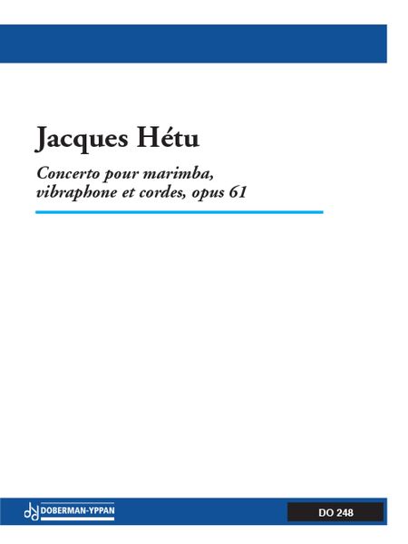 Concerto, Op. 61 : For Marimba, Vibraphone and Strings.