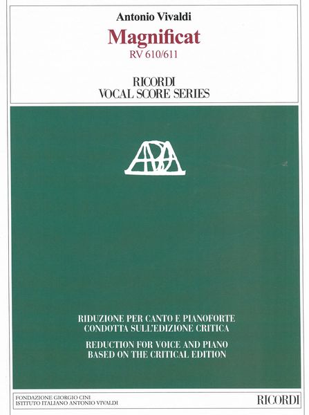 Magnificat, RV 610/611 / edited by Michael Talbot.