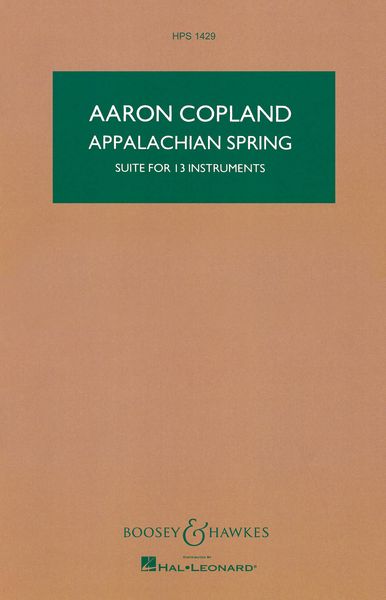 Appalachian Spring Suite (Original Version For 13 Instruments).