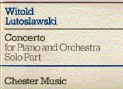 Concerto : For Piano and Orchestra - reduction For 2pf/4hds.