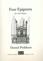 Four Epigrams : For Solo Organ.