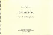 Chiasmata : For Solo Ten-String Guitar (1980).
