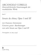 Sonate Da Chiesa, Op. I und Op. Ill / edited by Max Luetolf.