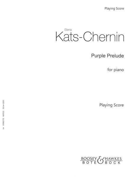 Purple Prelude : For Piano.