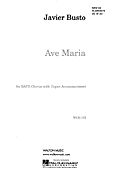 Ave Maria : For SATB Choir.