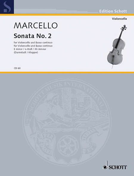 Sonata No. 2 In E Minor : For Violoncello and Piano / edited by Gerhard Darmstadt.