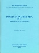 Sonata Op. 52, In F Sharp Minor : For Violoncello and Piano / edited by Pietro Spada.