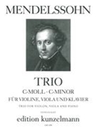 Trio In C Minor : For Violin, Viola and Piano / edited by Patrick Kast.