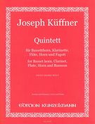 Quintet : For Basset Horn, Clarinet, Flute, Horn and Bassoon / edited by Fritz Georg Hoely.
